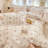 Microfiber Floral Print Comforter Set-110354019