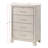 1Pc Contemporary Four-Drawers Chest, Bed Side Cabinet-125875452