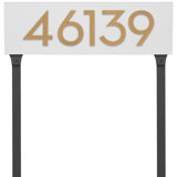 Floating 1-Line Lawn Address Sign