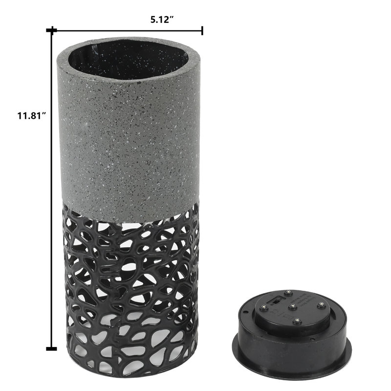 Solar Powered Integrated LED Magnesium Bollard Light