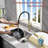 SUMERAIN Lead Free  Pull Down Kitchen Faucet with Dual Mode and Magnetic Docking-114392384
