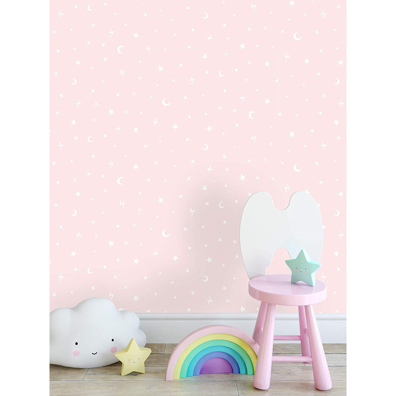 Cirencester 10.05m x 53cm Matte Wallpaper Roll, Pink