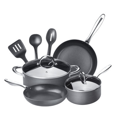 Batterie de cuisine antiadhésive en aluminium 9 pièces Kutime