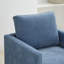 Chaise d'appoint carrée pivotante rembourrée-130065306