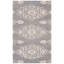 Tapis gris / ivoire en laine et en coton touffeté à la main Demarlis-1775720959