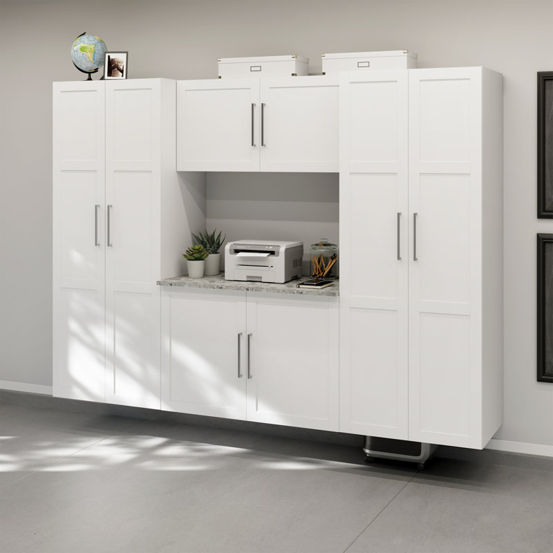 Armoire basse, portes et dessus en bois Garage Core