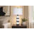 Marble Harmony Table Lamp - White Marble & Matte Black