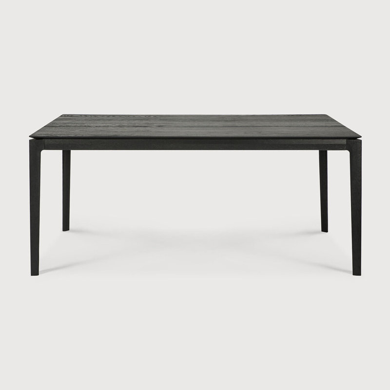 Bok Solid Wood Dining Table, Black, 30"H x 63"L x 31.5"W