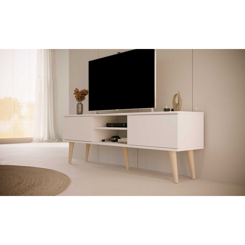 Kaylani TV Stand, White, 160cm W