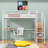 Metal Loft Bed With Desk And Staircases-205534939-205534940