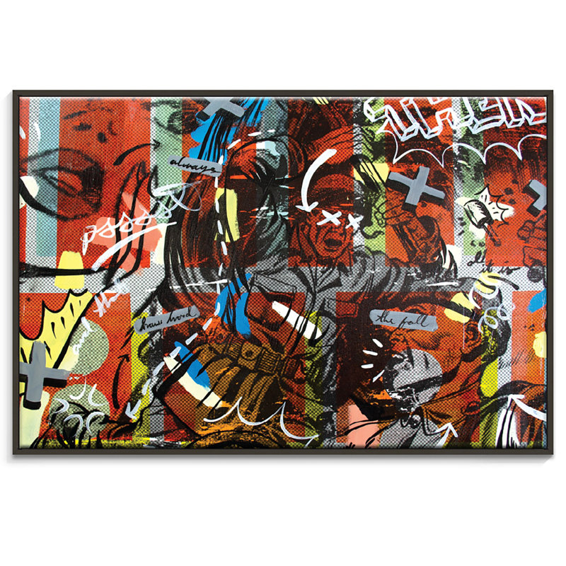 Dan Monteavaro - Print on Canvas, Black Floater Frame, 51cm H x 76cm W