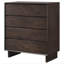 Commode 4 tiroirs brun chaud