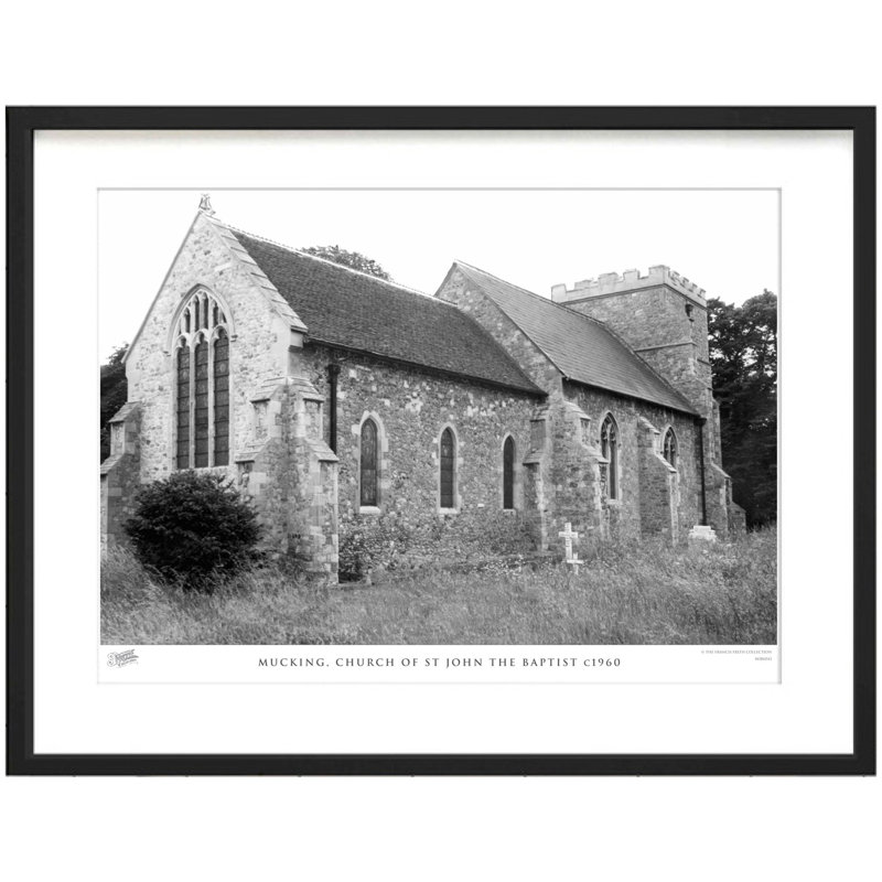Mucking, Church Of St John The Baptist C1960 by Francis Frith - Single Picture Frame Print, 40cm H x 50cm W x 2.3cm D