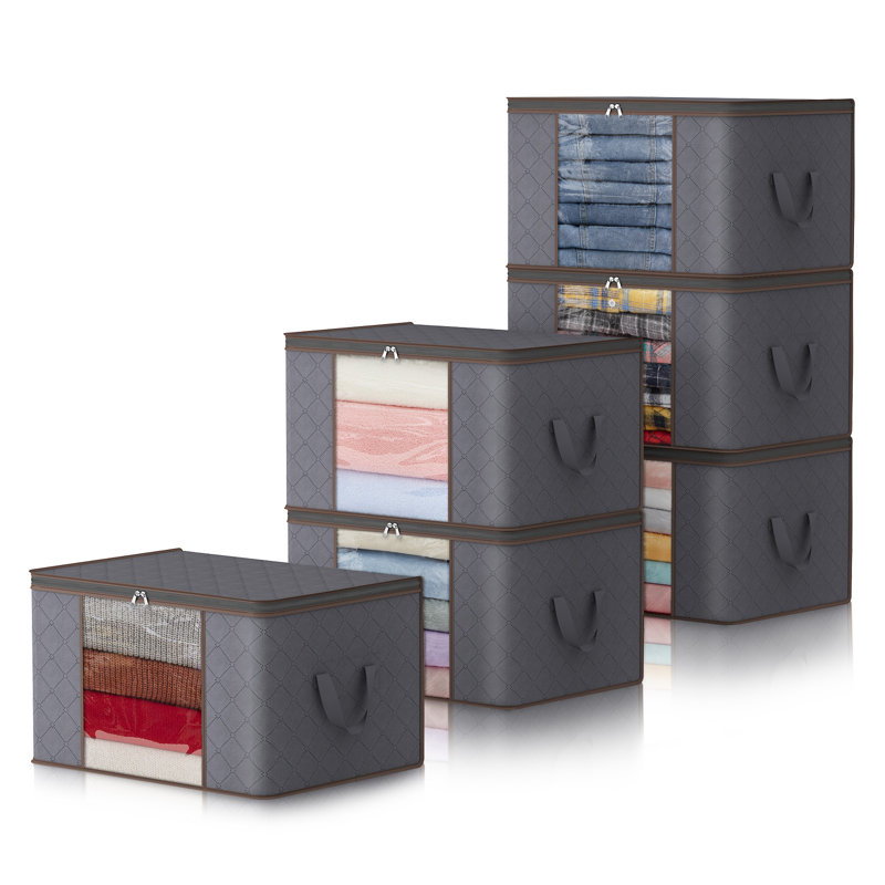 Ensemble de rangement en tissu 6 pièces
