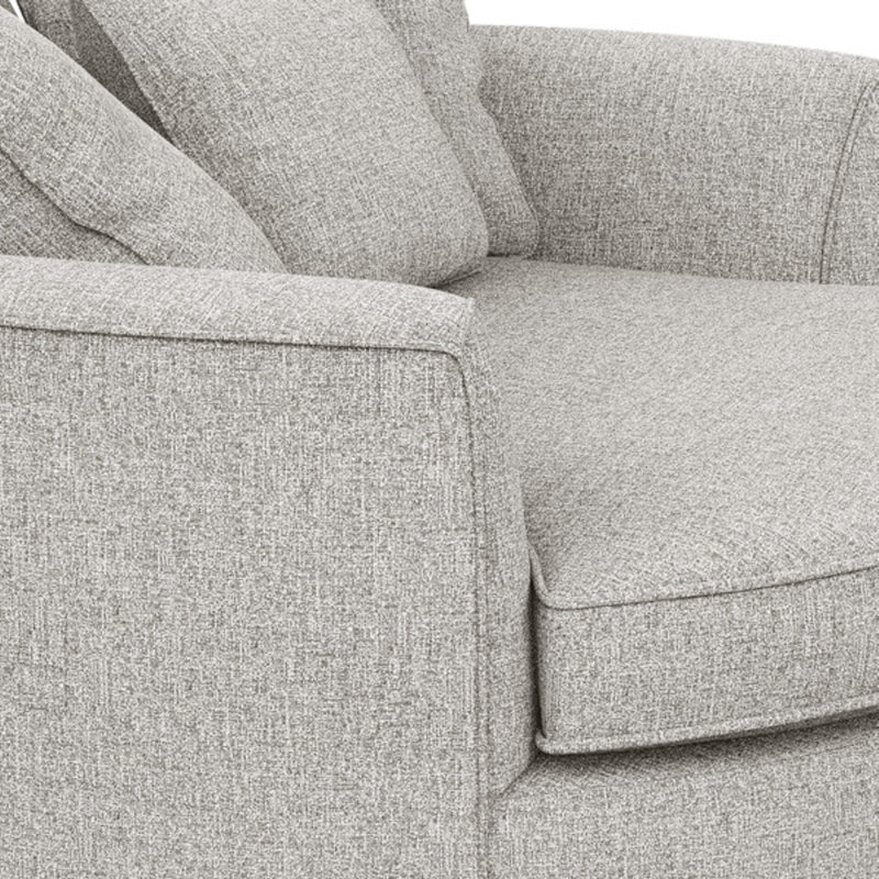 Ashonte Upholstered Barrel Chair, Giovanna Moondust