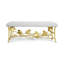 Golden Ginkgo Upholstered Bench