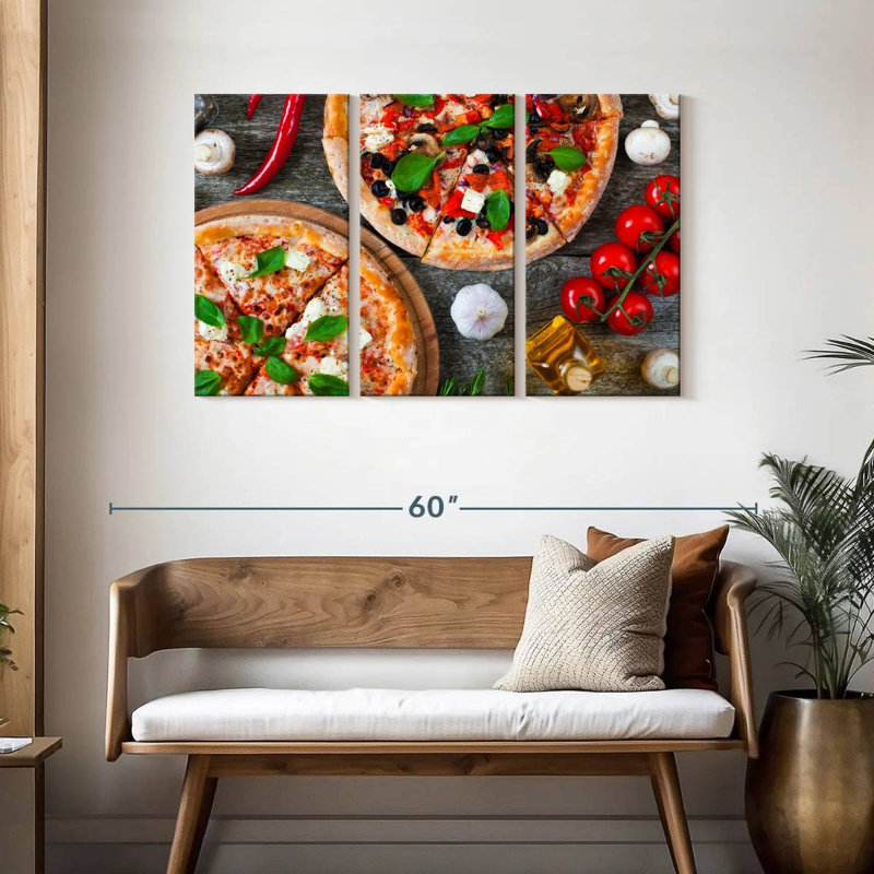 Yarlin pizza maison, H 28 po x l 45 po