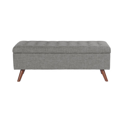 Banc de rangement à couvercle rabattable Ataru