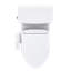 TOTO Glaston WASHLET+ S2 Two-Piece Elongated 1.28 GPF Universal Height Toilet with CEFIONTECT, Cotton White - MW4723346CEFG#01
