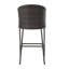 Ensemble de 2 tabourets de bar 31 po en rotin avec coussins imperméables PE
