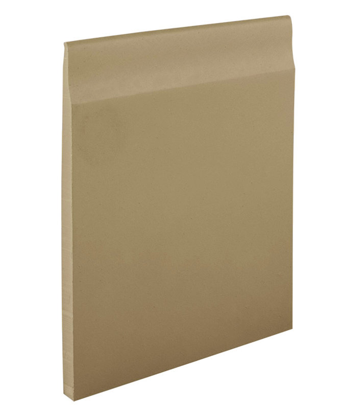 Base murale de 0,25 po d’épaisseur x 720 po de largeur x 4,57 po de longueur au sahara