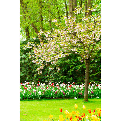 Jardin de printemps formel sur toile par Neirfy