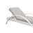 Badami Modern Adjustable Outdoor Patio Chaise Lounge Chair in Wicker and Cushions-71176304