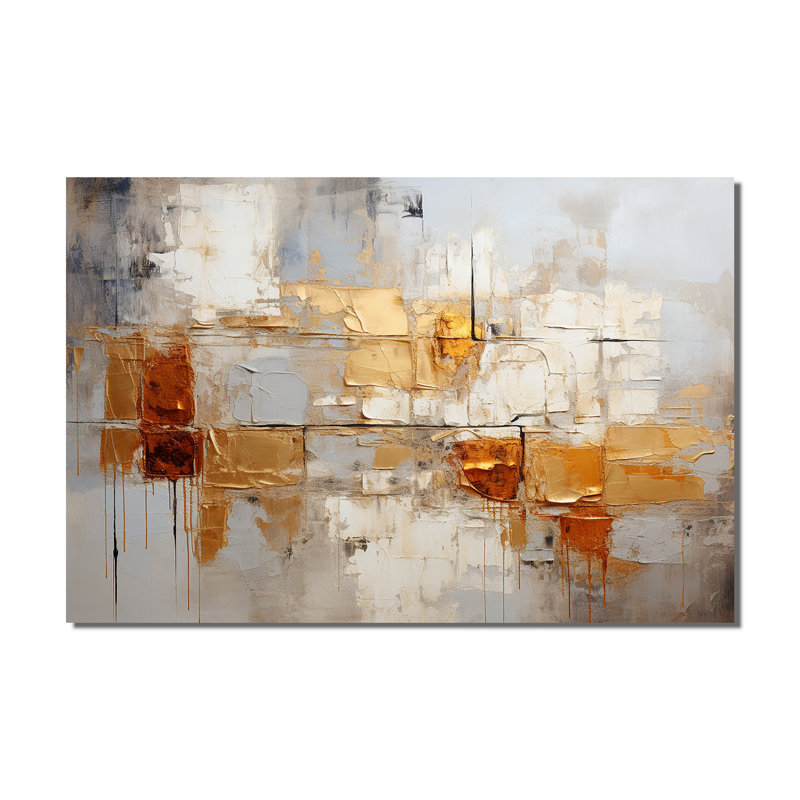 Transcendent Textures V - Collages abstraits, décoration murale