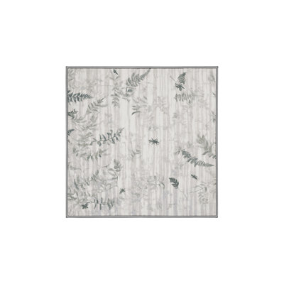 Machine Washable Gray Area Rug