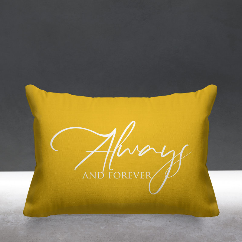 Aspire Outdoor Reversible Throw Pillow, Yellow