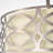 Washington Mews Fabric Semi Flush Mount-21906544-88338115