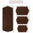 Morissette 100% Cotton Bath Rug, Non-Slip, Quick Dry, Absorbent, Machine Washable - 4 Piece Set-1190028796