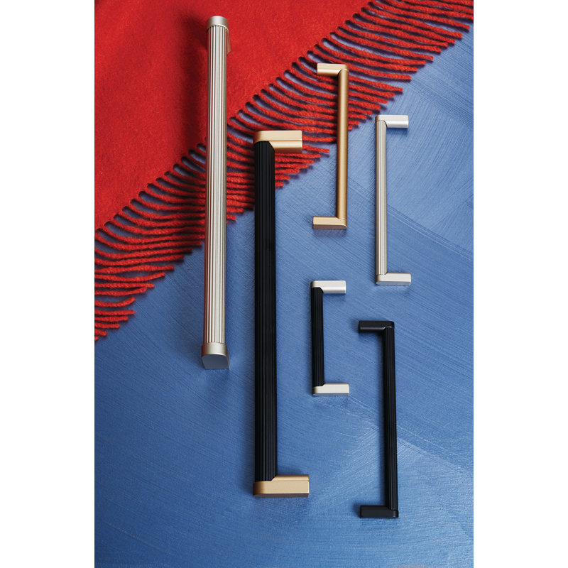 Alta Moda 3" Center to Center Bar Pull, Matte Black, 12"