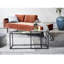 Heffington Glass Top Frame Side Table Set