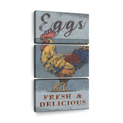 " Fresh Eggs " 3 - Pieces