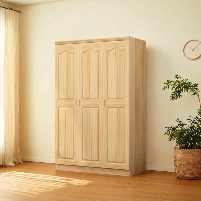 Simple And Classic Wardrobe, 76.77" H x 53.15" W x 20.87" D