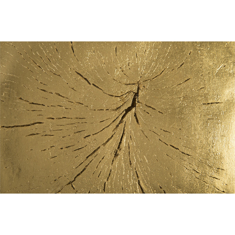 Log Wall Tile, Gold Leaf