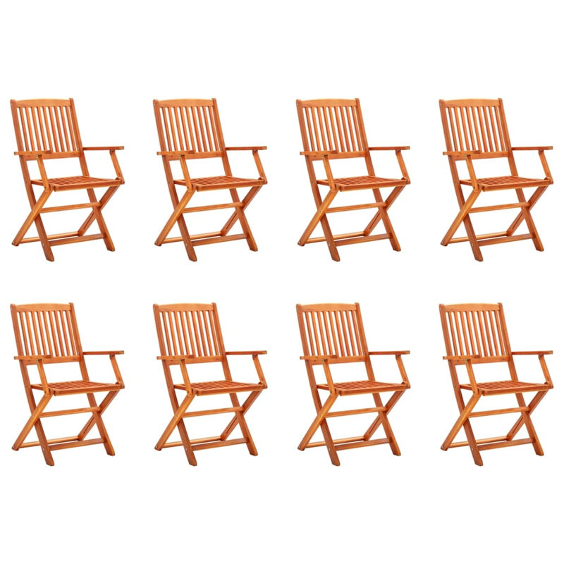 Folding Patio Dining Armchair with Cushion