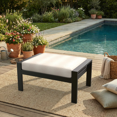 Sunbrella® Outdoor 3.5'' Ottoman Seat Cushion