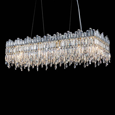 "Lustre rectangulaire 12 lumières" Royal Crown