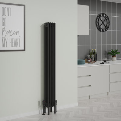 Adamsville Vertical Traditional 4 Column Radiator 1500x200mm