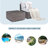 2-Piece All-Weather Outdoor Rattan Patio Furniture Set With  25.2 Inches Width Armless Sofa & Coffee Table,
