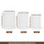 Tabouret de jardin 3 pièces Daisi
