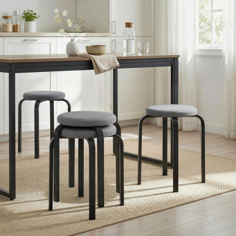 Powder Coated Steel Accent Stool