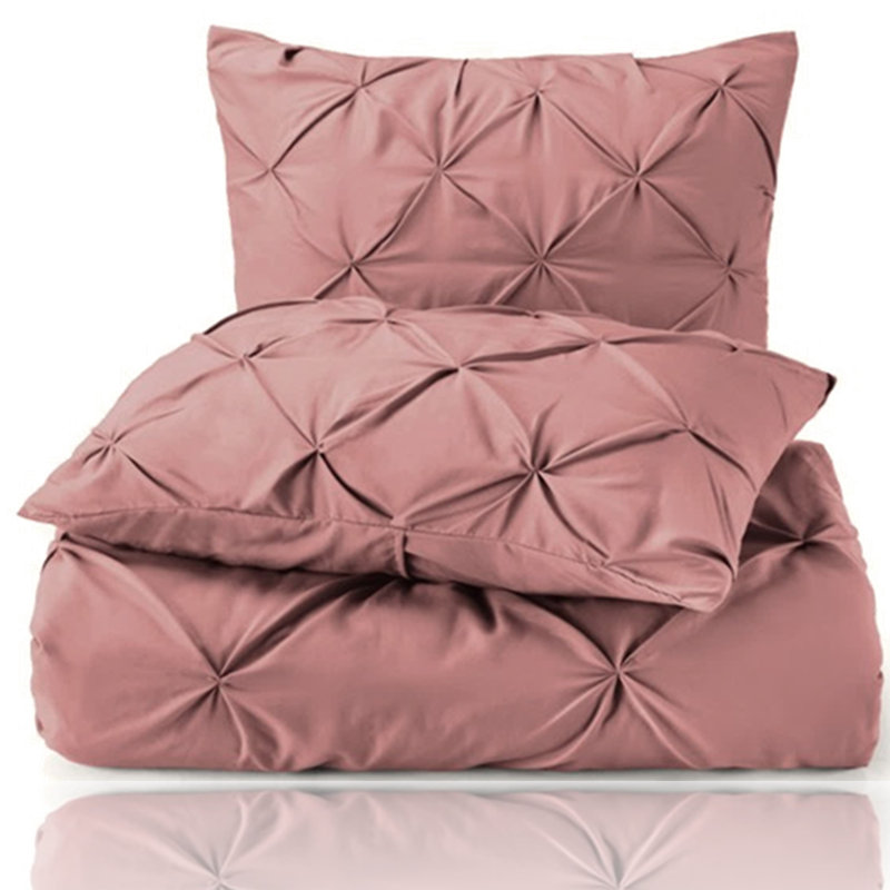Cotton Blend Geometric Shapes Duvet Cover Set with Pillowcases Included, Kingsize Duvet Cover Set + 2 Standard Pillowcases