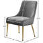Chaise d'appoint rembourrée en velours Owen-32926667