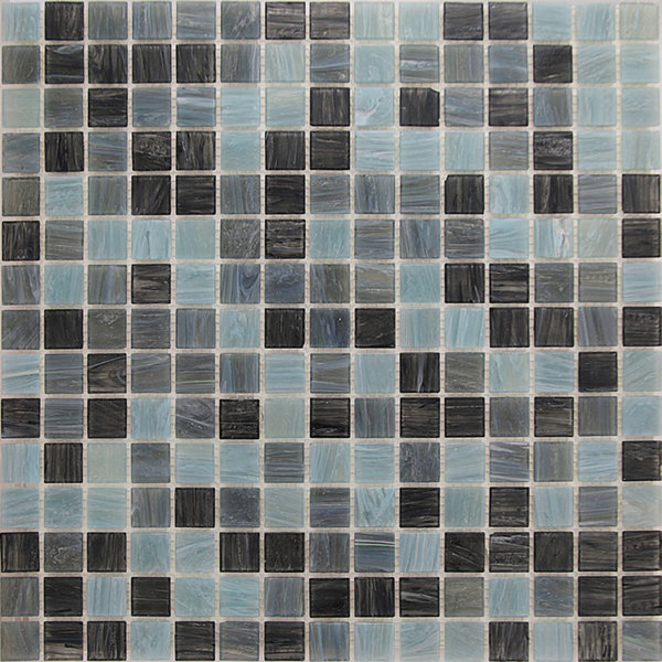 Mingles 0.8" x 0.8" Glass Grid Mosaic Wall & Floor Tile