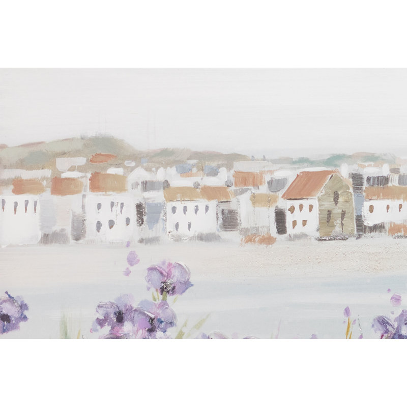 Hand -painted Mediterranean Dream Acrylic Painting