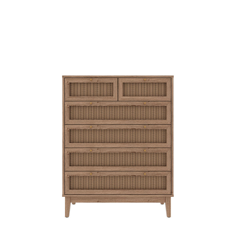6 Drawer 85" W Chest Of Drawers