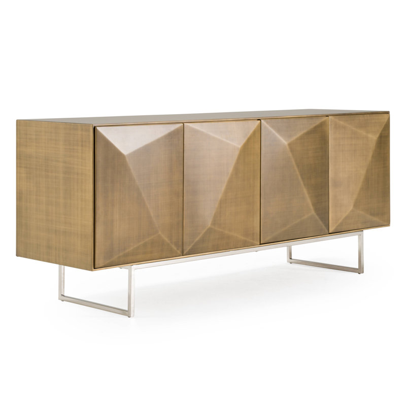 Vanguard - Buffet moderne en laiton antique